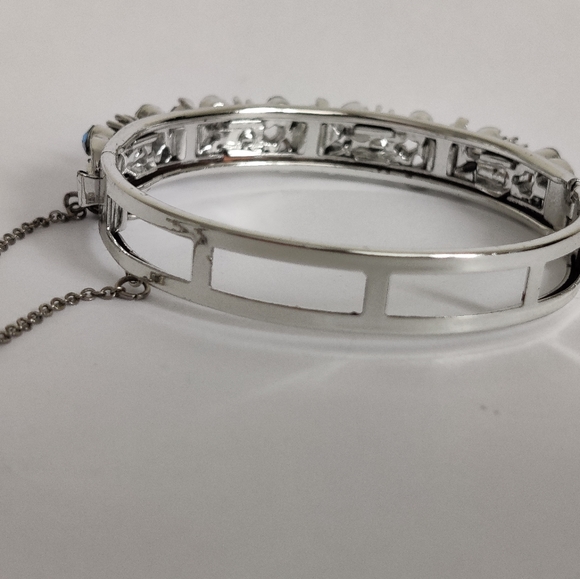 Superb 60s Lisner Hinged Cuff Bracelet Mint - Picture 4 of 11